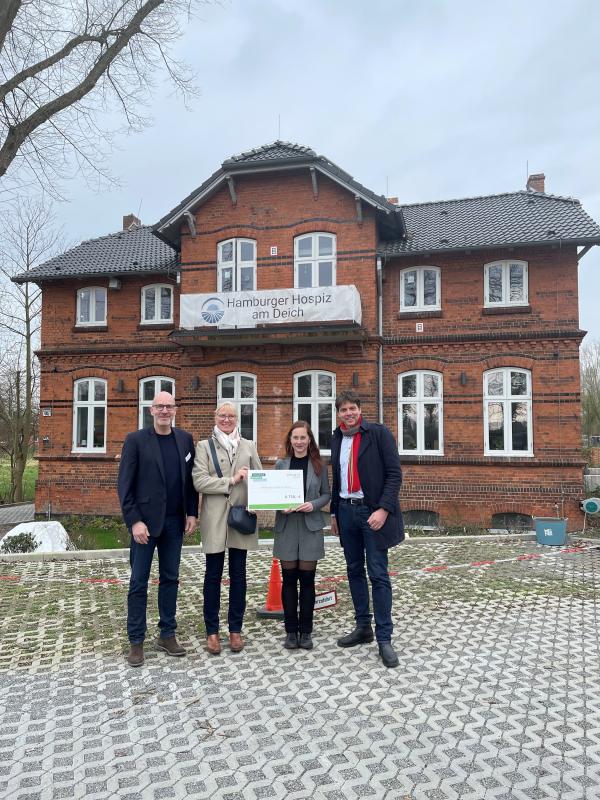 Der Hamburger Hilfscent geht nach Allermöhe: Belegschaft von Gasnetz Hamburg sammelt 13.500 Euro