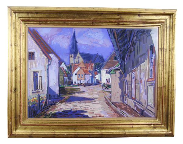 August Böckstiegel's expressionistische Bilder auf der Auktion