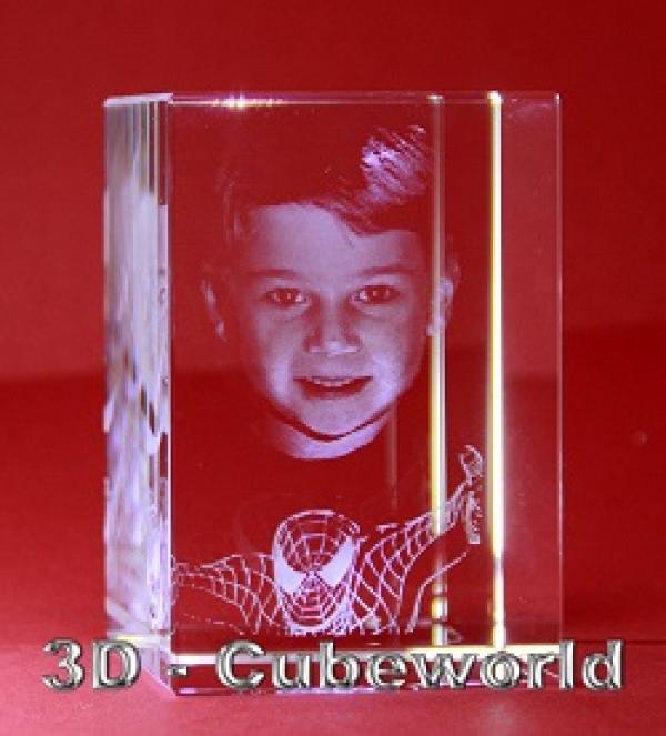 Eine bleibende Erinnerung: Dein Portrait im 3D-Glas