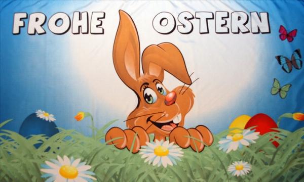 Frohe Ostern Flaggen bequem Online bestellen