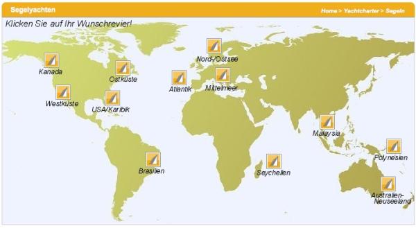 Yachtcharter-Tool bei Master Yachting Deutschland