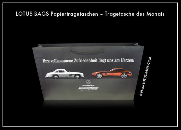 LOTUS BAGS Papiertragetaschen – Tragetasche des Monats "Autohaus Assenheimer Mulfinger"
