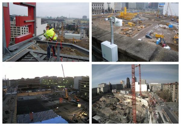 Baustellendokumentation per Outdoor-Webcam in zentraler Lage von Berlin