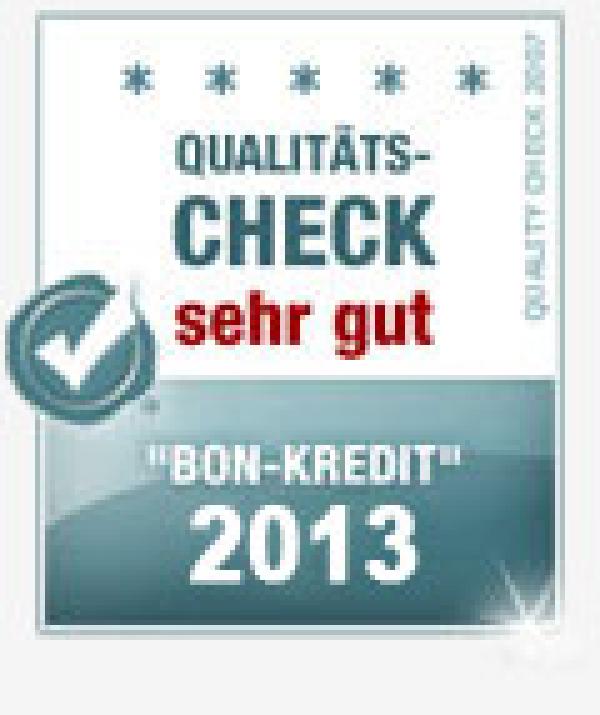 Bon-Kredit ohne Schufa Testsieger des Monats März 2013 - KMU-Innovation Kredit-Rangliste!