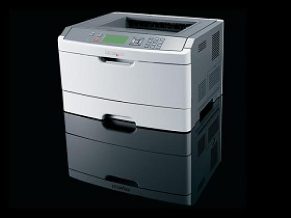 Arbeitsdrucker für großes Volumen, der Lexmark E460dn mit dem passenden Toner