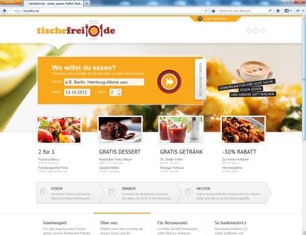 Restaurant-Portale Bookatable und tischefrei.de kooperieren