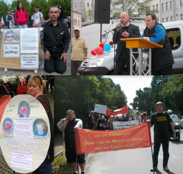 Kindesinobhutnahmen im Namen des Volkes? Demonstration gegen Kindesentzug am 10.05.2013 in Hannover