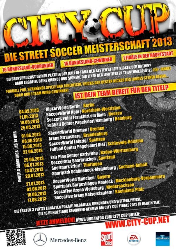 CITY CUP 2013 - Die bundesweite Street Soccer Meisterschaft