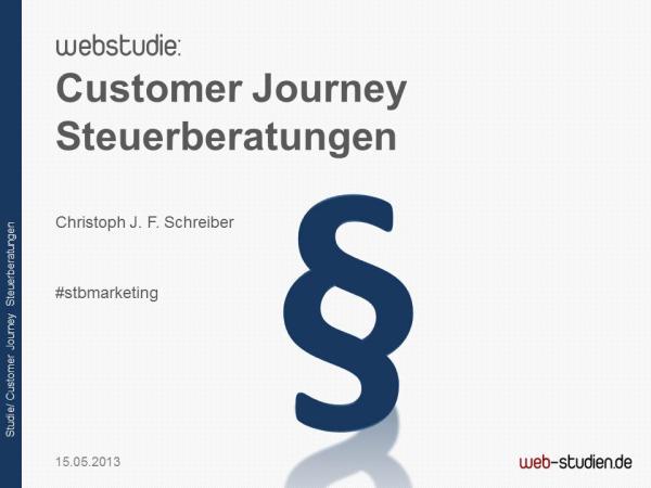 Studie Online Marketing Steuerberatungen 2013