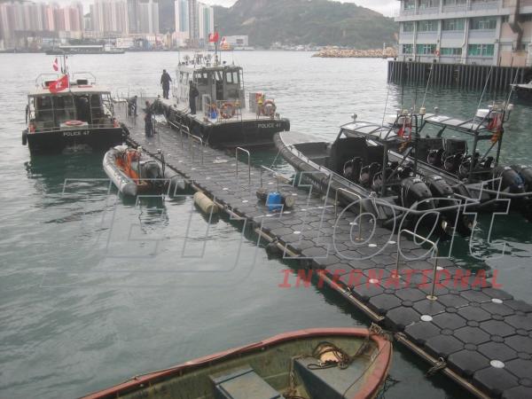 Duwe & Partner Projekte: z.B. JETfloat Ponton Bootssteg, Schwimmsteg und Arbeitsplattform