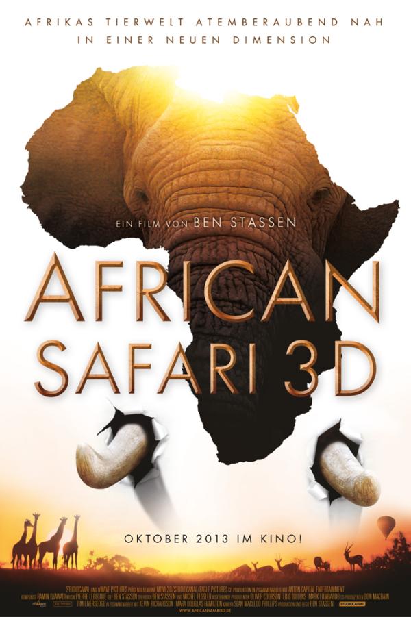 Trailer zum Kinohighlight „African Safari 3D“ debutiert exklusiv auf 3doo.