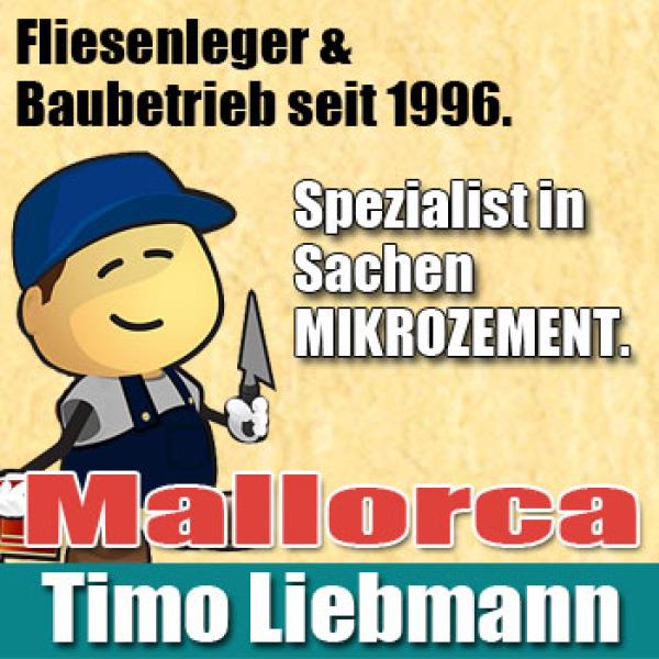 Mallorca und Mikrozement, eine perfekte Sache.