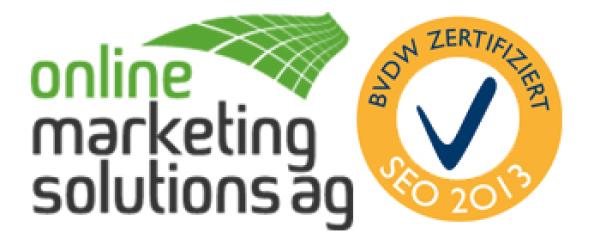 BVDW Qualitätssiegel 2013 bestätigt hohe Qualitätsrichtlinien der Online Marketing Solutions AG