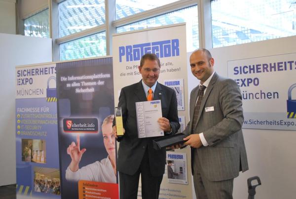 Kaba mit dem Protector Award für Sicherheitstechnik in Gold ausgezeichnet