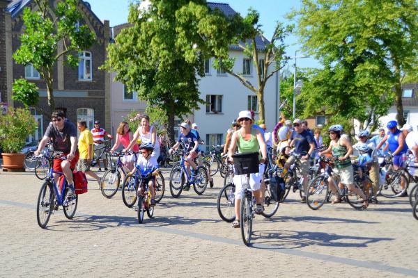Tour de Tolbiac in Zülpich mit bisher höchster Teilnehmerzahl.