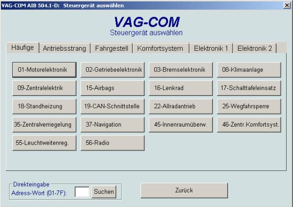 Ross Tech OBD2 Motor Tester Software für Audi, VW, Seat und Skoda im Onlineshop von LeXXstore
