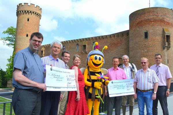 Schützenbruderschaften und Pfarrgemeinde engagieren sich für Stadt und Landesgartenschau. 