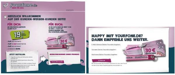 yourfone.de bietet "Mehr für deine Freundschaft":