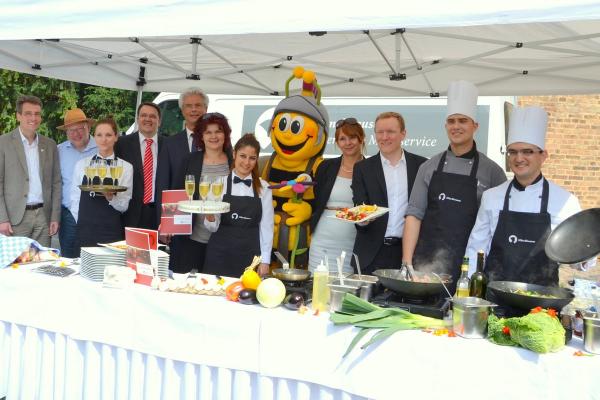 Modernes Catering und regionale Köstlichkeiten erwarten die Besucher der Landesgartenschau Zülpich 2014.