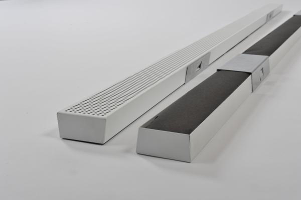 Thermoaktive Fertig-Betondecken für verbesserte Raumakustik