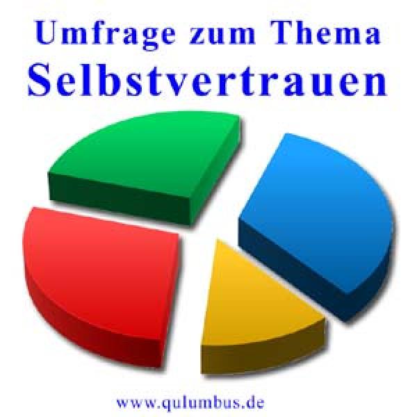 Umfrage zum Thema Selbstvertrauen