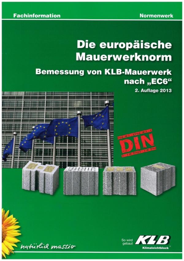 Eurocode 6: KLB bietet aktualisierte Broschüre