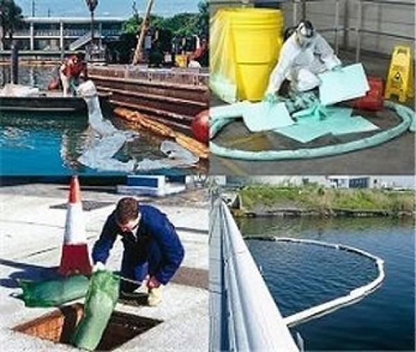 Ölverschmutzung auf Wasseroberflächen beseitigen