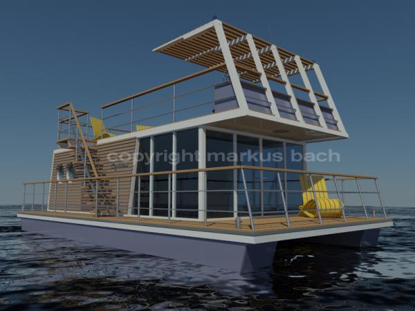 Modernes Wohnen auf dem Wasser!