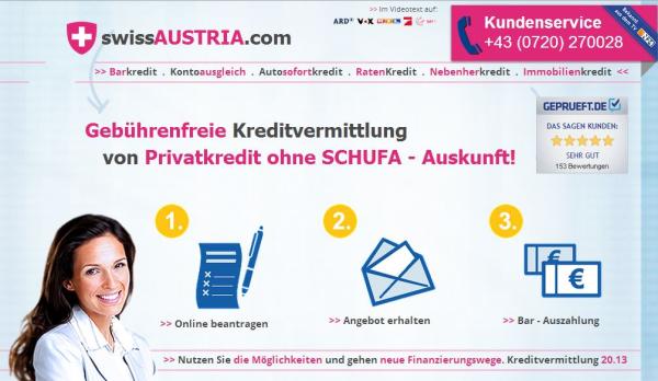 swissaustria.com | Kredite vom erfahrenen Experten