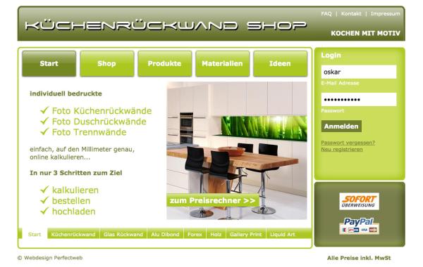 Stylishe Küchenrückwände – ein Klick und schon bestellt
