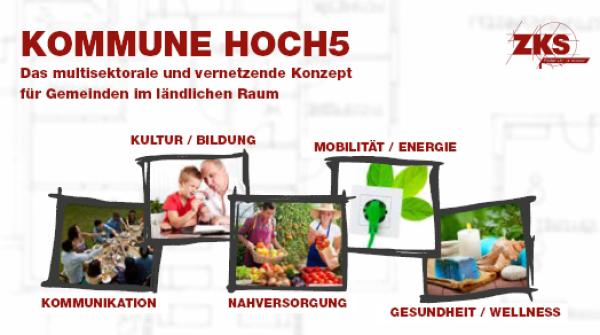 Kommune hoch 5 bereichert das Leben auf dem Land