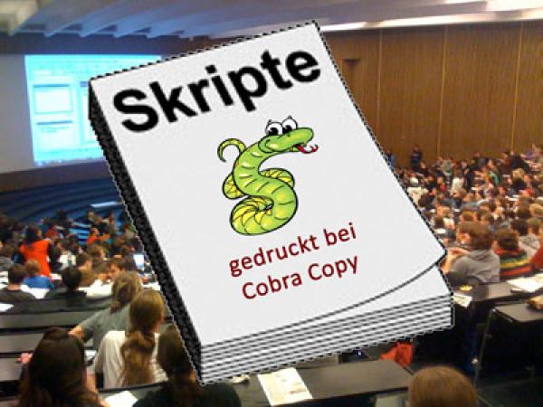 Skripte drucken fürs Studium an deutschen Hochschulen