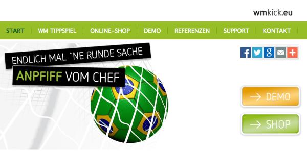 Marketing-Webtool für die WM 2014 qualifiziert