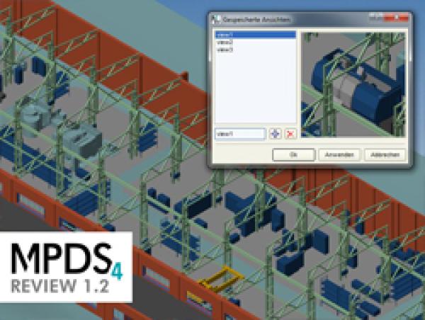 3D-Viewer für den industriellen Anlagenbau: MPDS4 Review 1.2