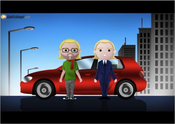 Geblitztdingst.com zeigt wie`s geht – im ersten deutschen Werbeclip!