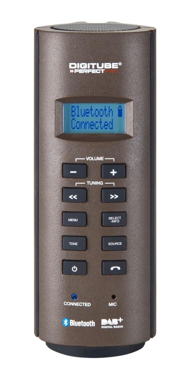 Digitube: Digitalradio mit Freisprecheinrichtung auf kleinster Standfläche