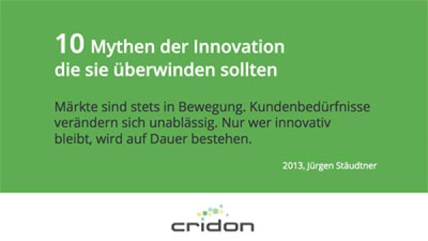 Kostenloses e-Book "10 Mythen der Innovation"