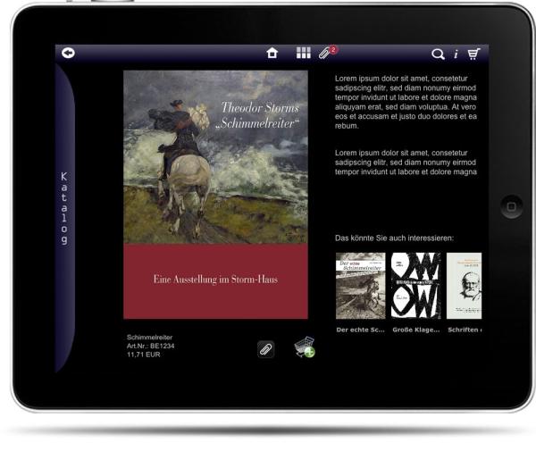 Tabletshop für Printausgaben und eBooks