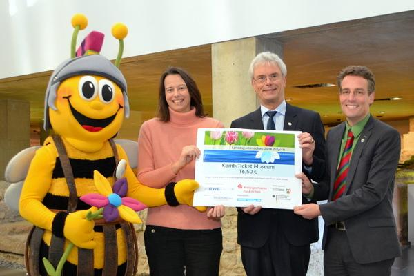 Landesgartenschau und Römerthermen stellen KombiTicket vor.