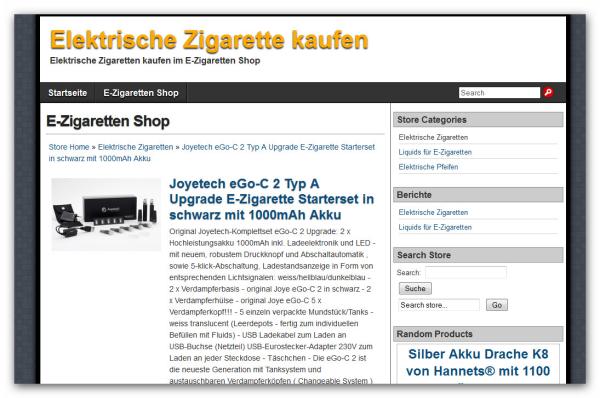 Aufhören zu Rauchen - elektrische Zigarette