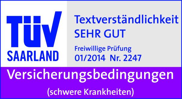 Note 1 für Gothaer Leben: TÜV Saarland bestätigt sehr gute Verständlichkeit der Versicherungsbedingungen