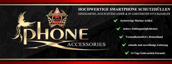 www.phonexa.de - Luxus Smartphone Taschen und Designer Leder Cases für Apple iPhone 5/5s, Samsung Galaxy S3/S4