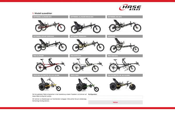 Mit dem HASE BIKES Online-Konfigurator ganz einfach zum individuellen Rad 