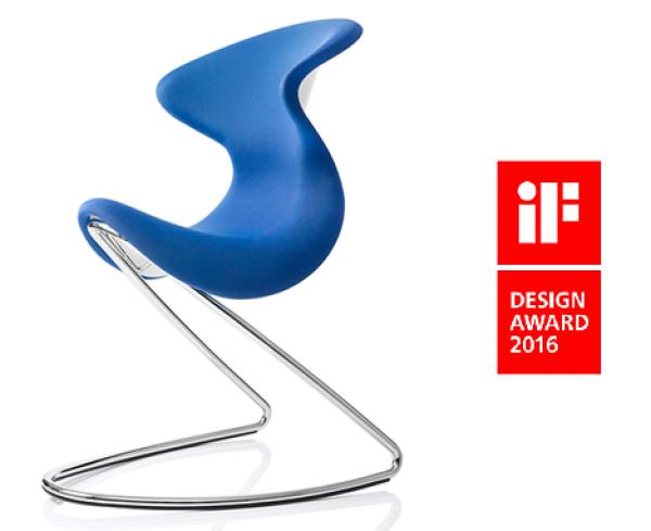 Design, das bewegt: iF DESIGN AWARD 2016 für den Objektstuhl oyo.