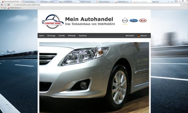 Webmobil24 relauncht Webseiten für Autohändler und Autohausgruppen