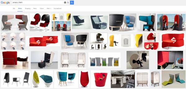 Privacy Chairs sind absolut "in"