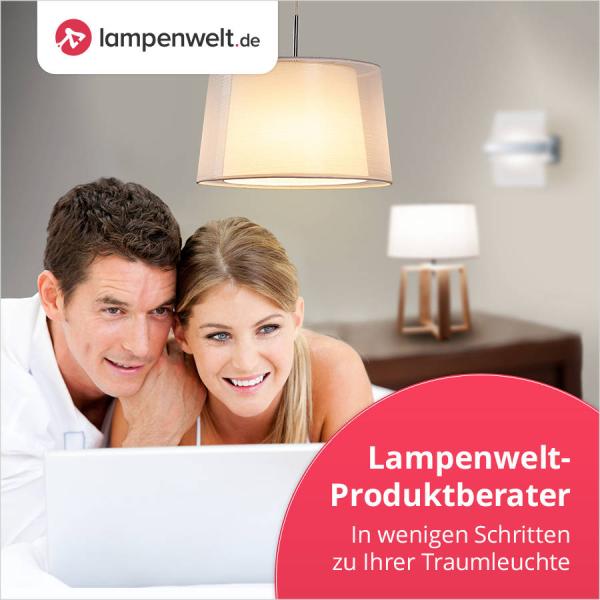 Richtige Beratung beim Leuchtenkauf - Die Lampenwelt GmbH integriert einen interaktiven Berater im Webshop