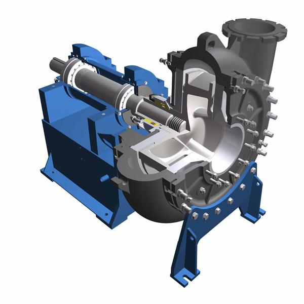 Düchting präsentiert hochverschleißfeste Pumpe für abrasive Fördergüter