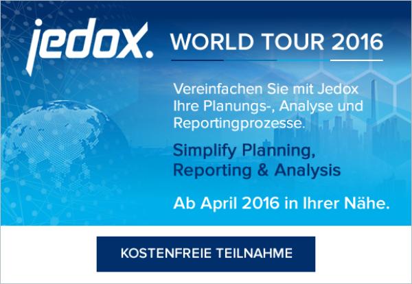 Jedox World Tour 2016: Planungsprozesse vereinfachen in über 25 Städten weltweit