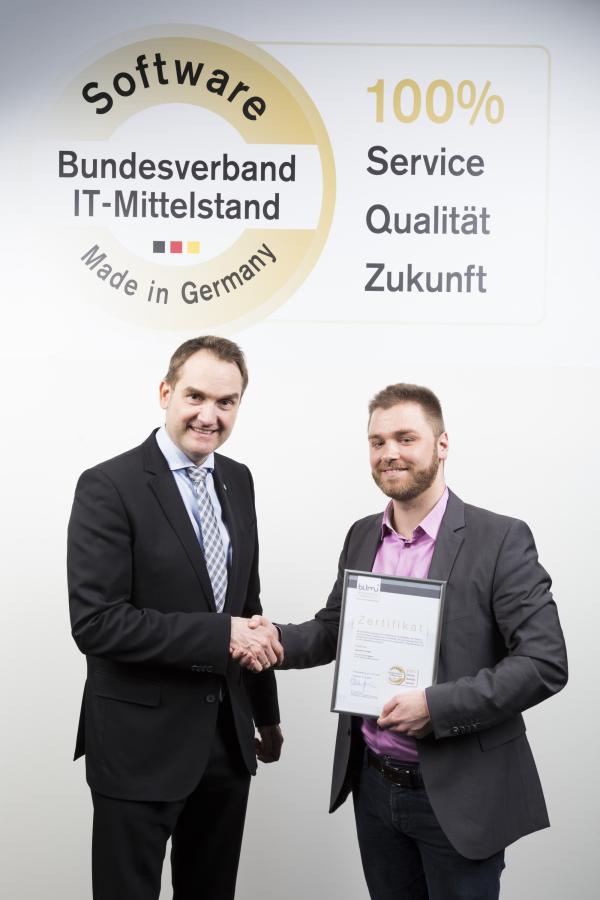 Gütesiegel Made in Germany für microtech ERP-Software